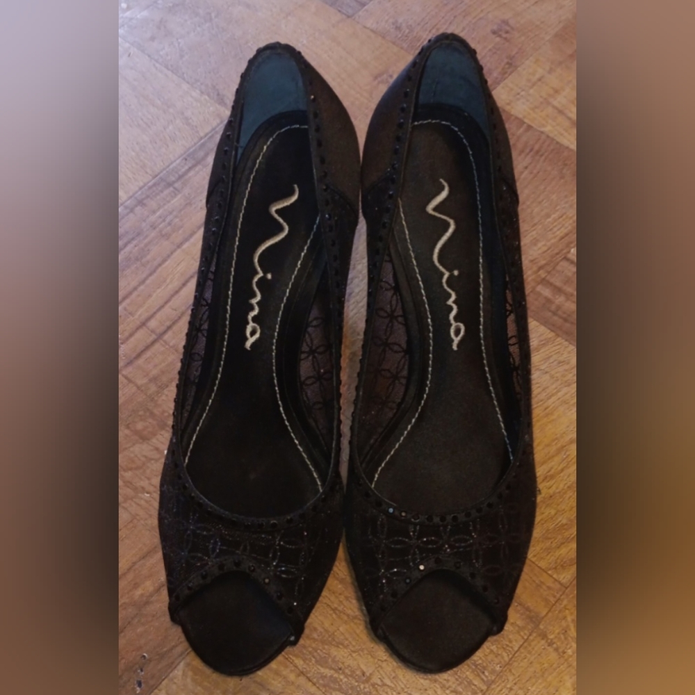 Nina Leather sole Heels